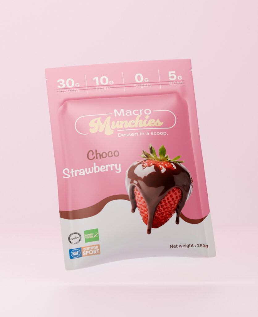 Rendu 3D Produits Protéines Sachet